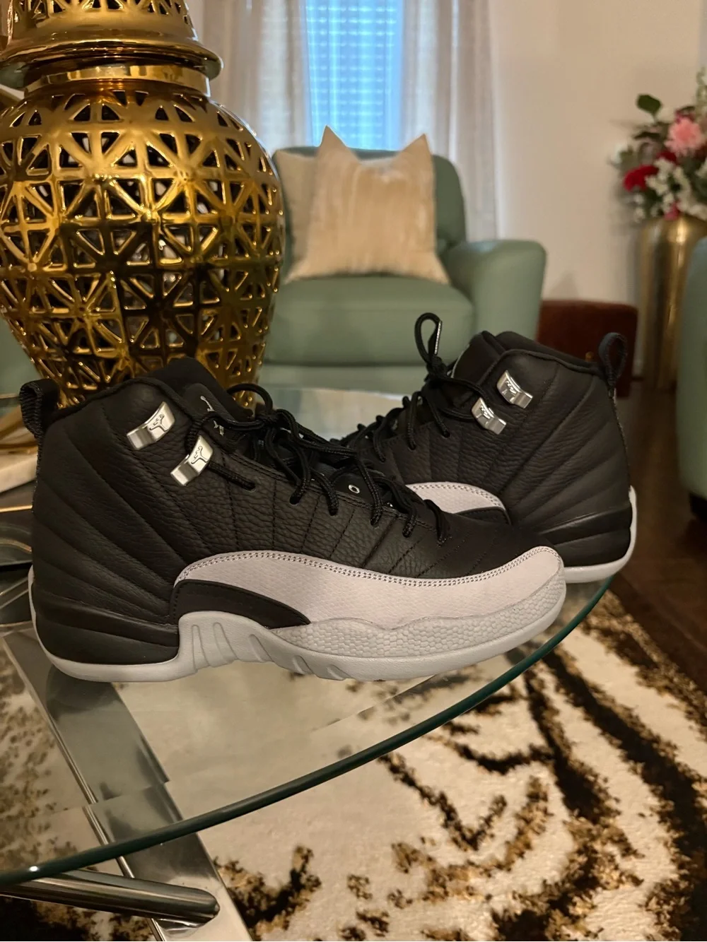 Retro Jordan 12 Wolf Black